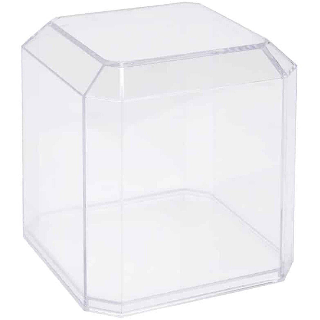 Pioneer Plastics 042C Clear Plastic Softball Display Case, 4" W x 4" D x 4.125" H